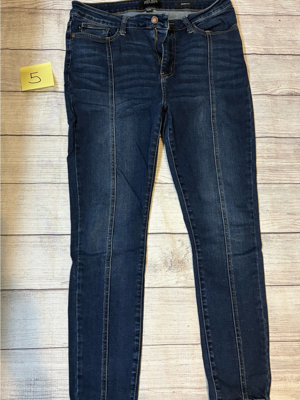 Judy Blue Dark Wash Women’s Jeans with Front Seam -